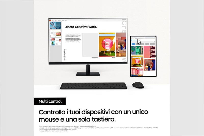 Smart Monitor M5 - M50D da 27'' Full HD Nero VA