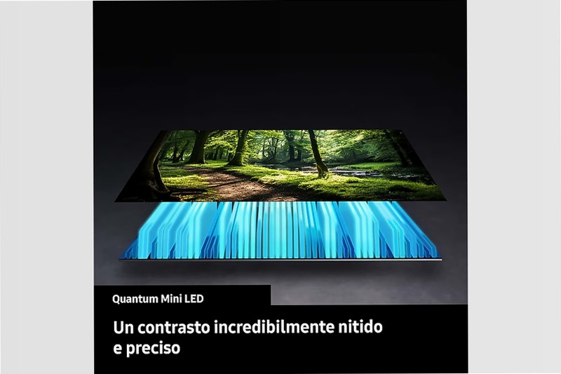 2025 QN74F 55" 4K Neo QLED Mini LED Vision AI TV | Samsung Italia Nero