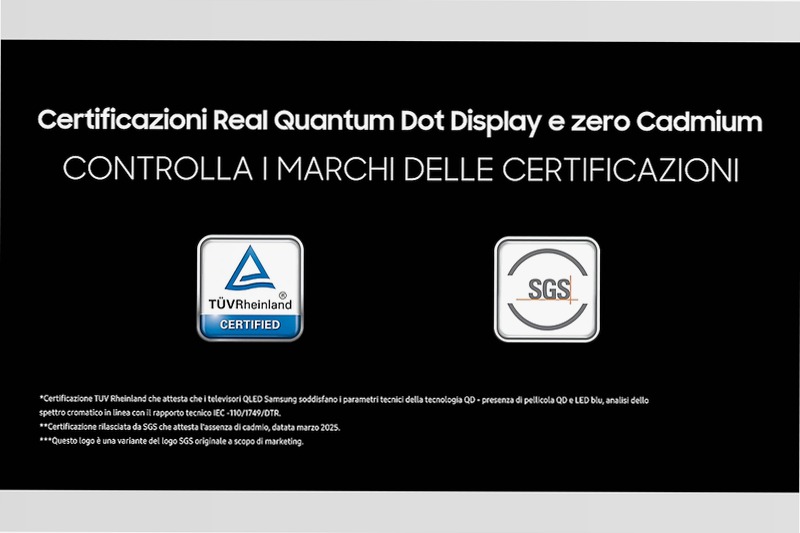 2025 QN74F 55" 4K Neo QLED Mini LED Vision AI TV | Samsung Italia Nero