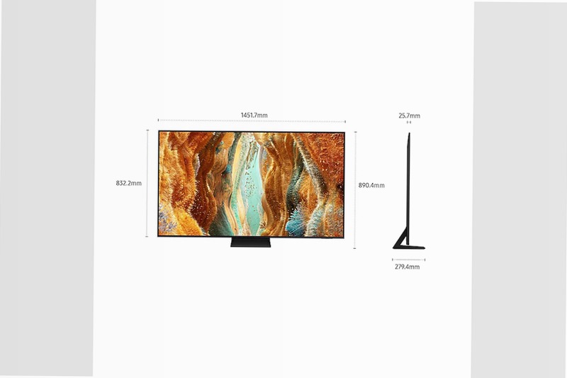 2025 QN74F 55" 4K Neo QLED Mini LED Vision AI TV | Samsung Italia Nero
