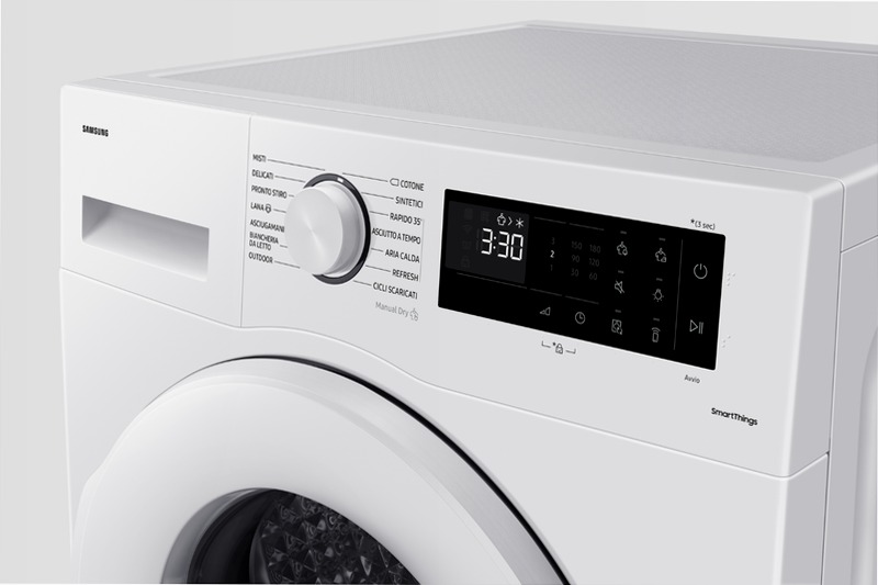 Asciugatrice Samsung Crystal EcoDry 9 Kg 9kg E Bianco