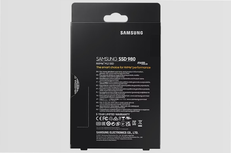 980 NVMe M.2 SSD 500GB - Prestazioni eccellenti per il tuo PC