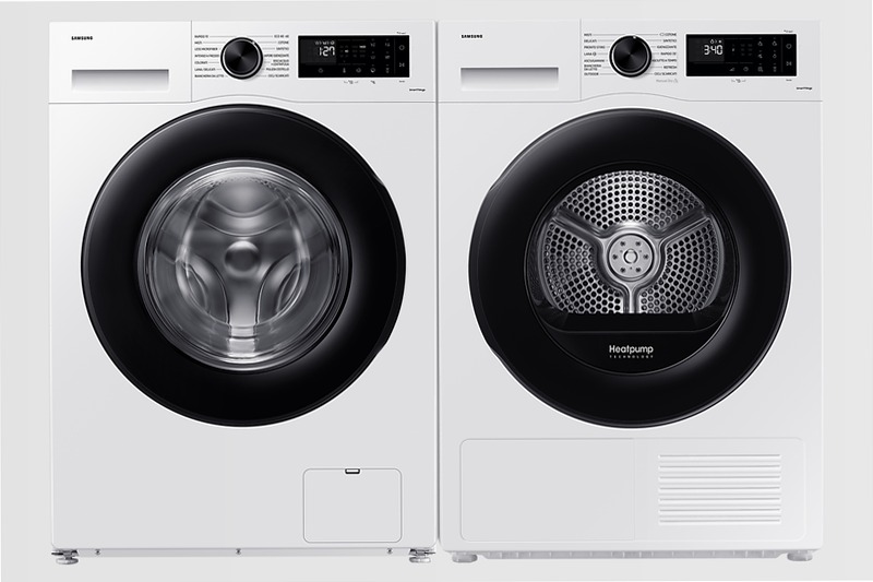 Asciugatrice Samsung Crystal EcoDry 9 Kg - Asciugatura Efficace e Economica 9kg C Bianco