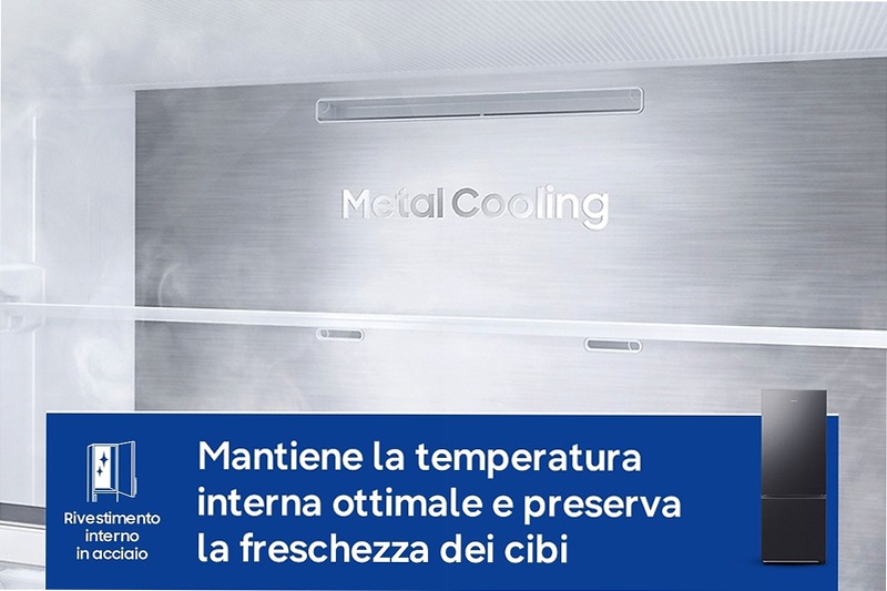 Frigorifero Combinato Samsung FIRST 75 AI Nero C