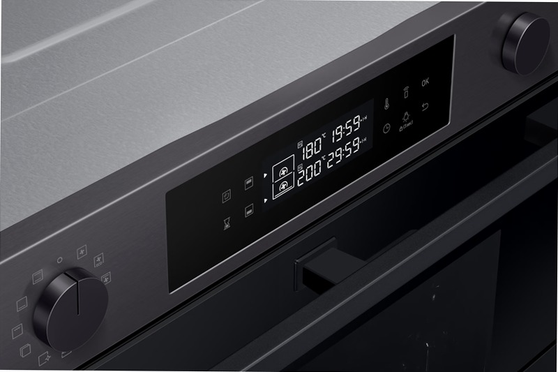 Forno Samsung Dual Cook Flex™ Serie 4 76L NV7B4540VBB 76 A