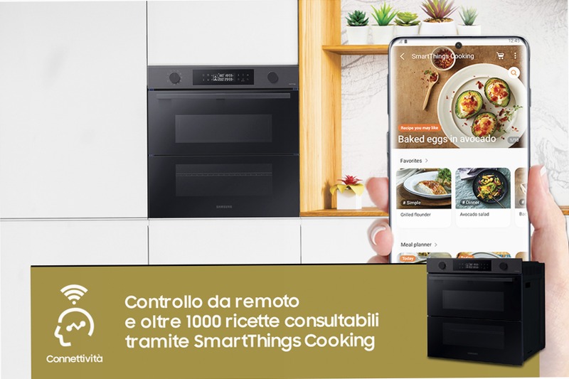 Forno Samsung Dual Cook Flex™ Serie 4 76L NV7B4540VBB 76 A