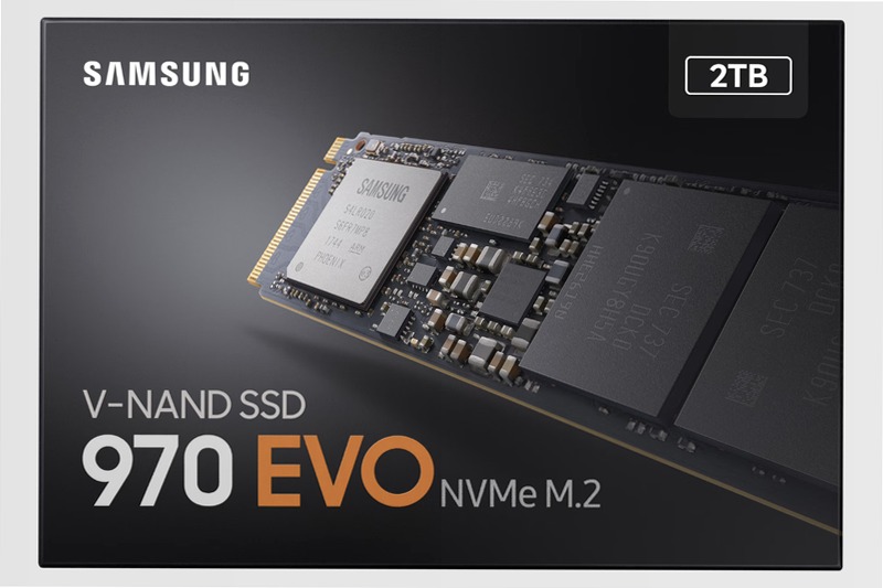 Samsung SSD 970 EVO NVMe M.2 2 TB 3500MB/s 3500MB/s