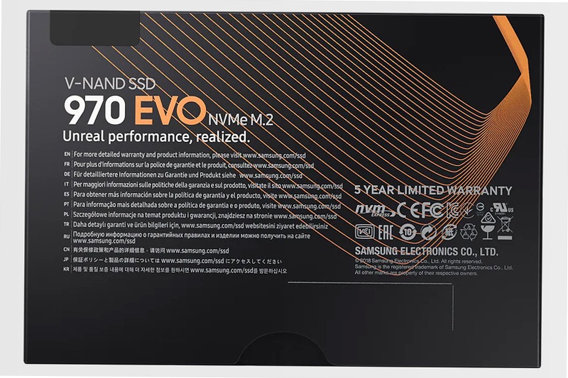 Samsung 970 EVO NVMe M.2 SSD 2 TB