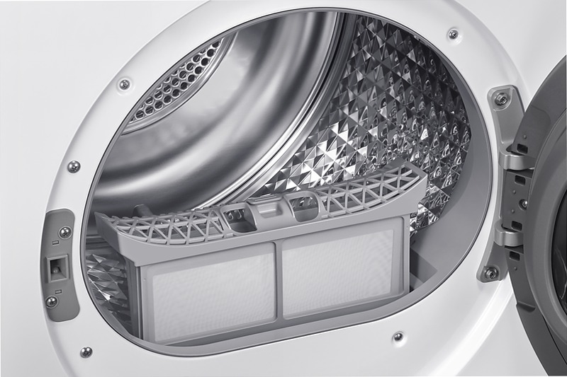 Asciugatrice Samsung Crystal EcoDry 8 Kg - Asciugatura Efficiente e Pulita 8kg C Bianco