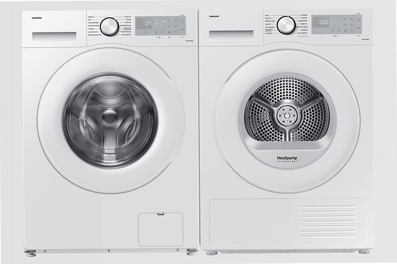Asciugatrice Samsung Crystal EcoDry 8 Kg - Asciugatura Efficiente e Pulita 8kg C Bianco