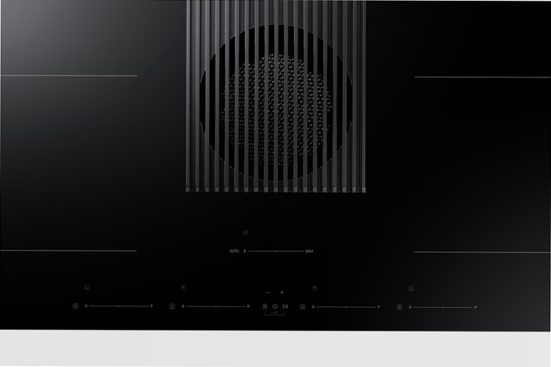 Piano a induzione con cappa integrata Samsung NZ84T9747UK Nero 2