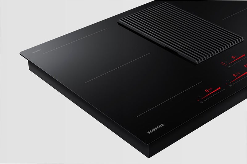Piano a induzione con cappa integrata Samsung NZ84T9747UK Nero 2