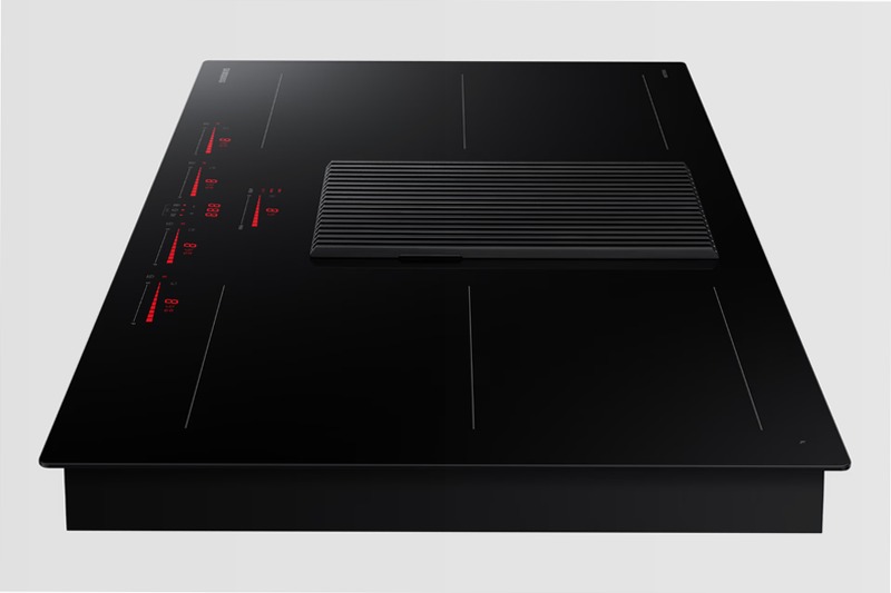 Piano a induzione con cappa integrata Samsung NZ84T9747UK Nero 2