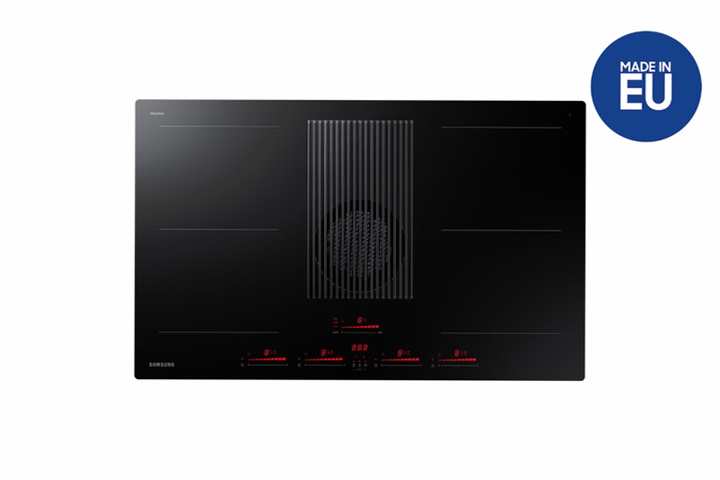 Piano a induzione con cappa integrata Samsung NZ84T9747UK Nero 2