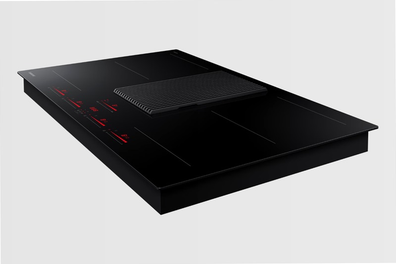 Piano a induzione con cappa integrata Samsung NZ84T9747UK Nero 2