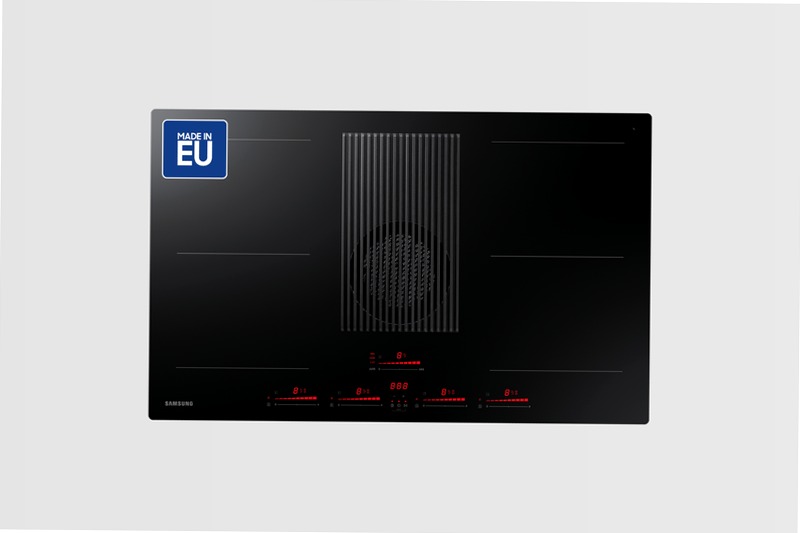 Piano a induzione con cappa integrata Samsung NZ84T9747UK Nero 2