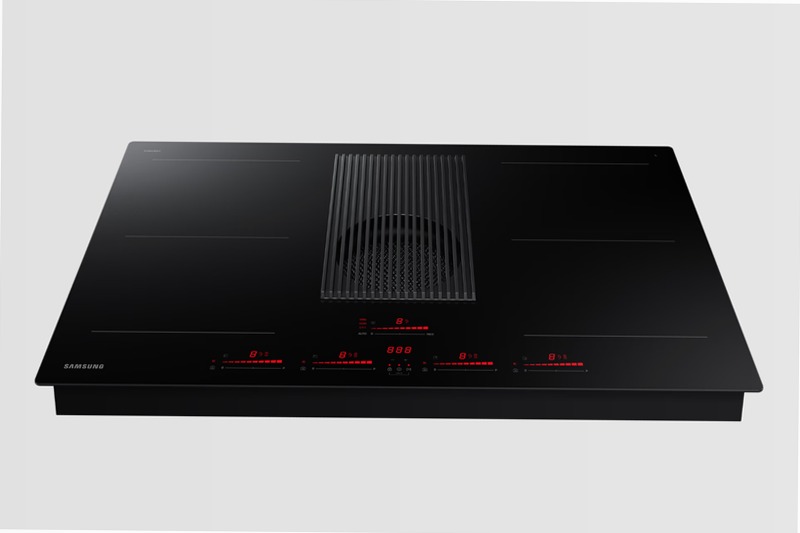 Piano a induzione con cappa integrata Samsung NZ84T9747UK Nero 2