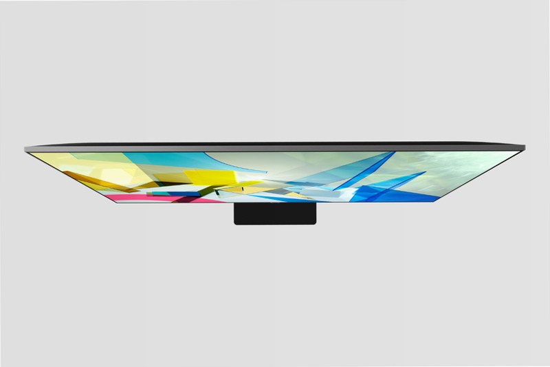 55" TV QLED Samsung Q80T Argento 55" 4K QLED