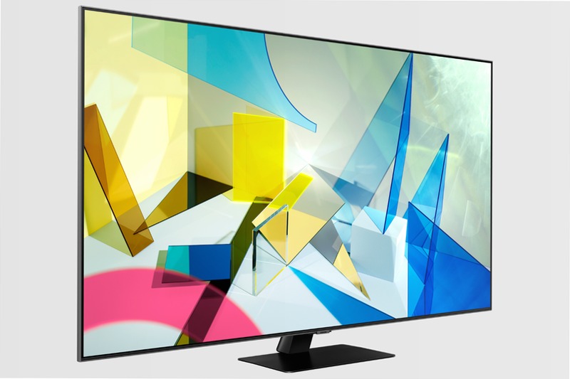 55" TV QLED Samsung Q80T Argento 55" 4K QLED
