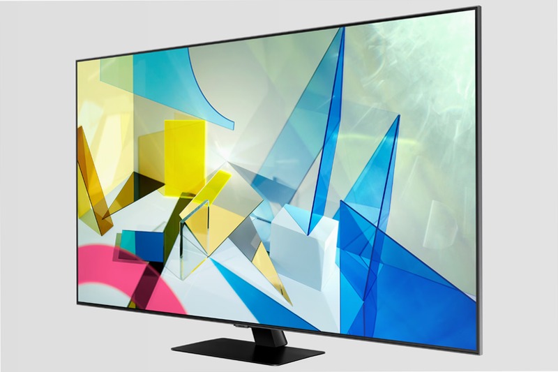 55" TV QLED Samsung Q80T Argento 55" 4K QLED