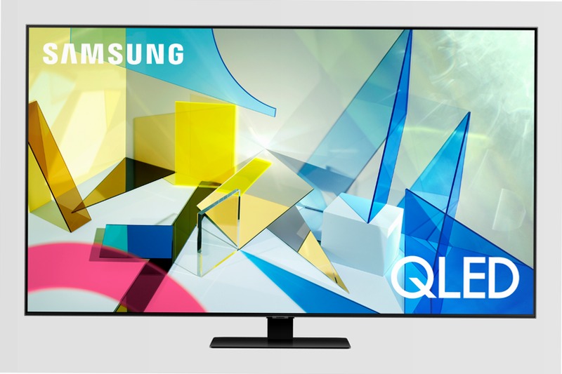 55" TV QLED Samsung Q80T Argento 55" 4K QLED
