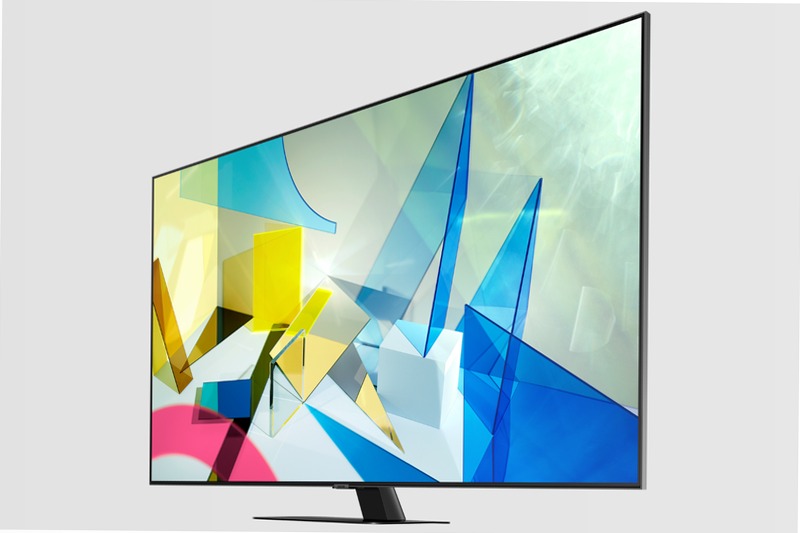 55" TV QLED Samsung Q80T Argento 55" 4K QLED