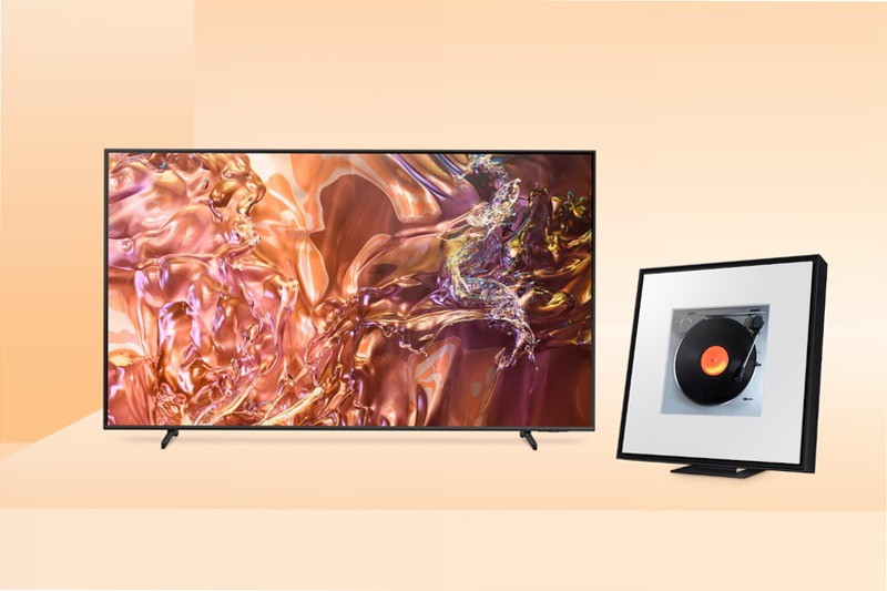 TV QLED 75 QE1D + Speaker Music Frame Grigio 75" 4K