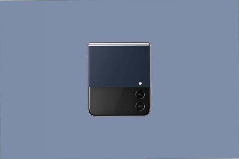 Galaxy Z Flip4 Bespoke Edition (Navy Front Color) Blu 8GB Argento