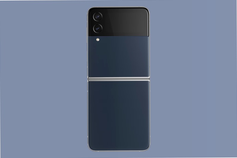 Galaxy Z Flip4 Bespoke Edition (Navy Front Color) Blu 8GB Argento
