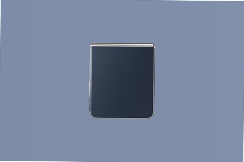 Galaxy Z Flip4 Bespoke Edition (Navy Front Color) Blu 8GB Argento