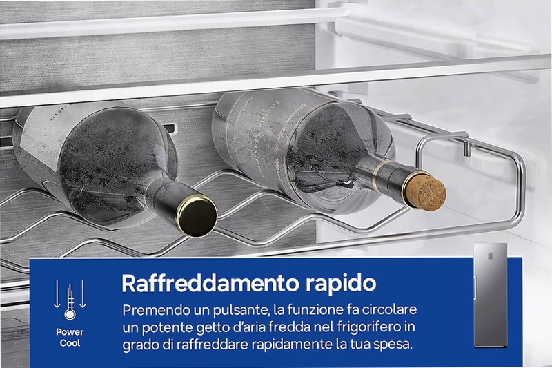 Frigorifero Monoporta Samsung Bespoke AI 387L RR70H39CCTEF Argento C