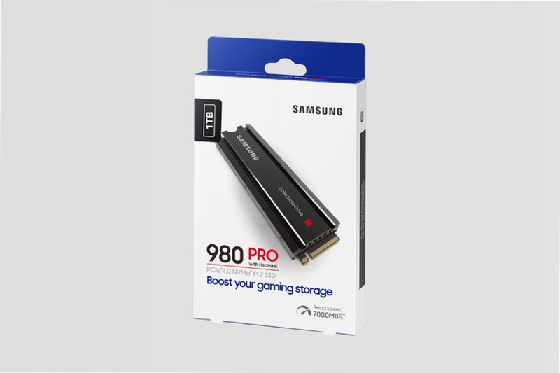 980 PRO NVMe 1TB con Dissipatore di Calore 7000MB/s 7000MB/s