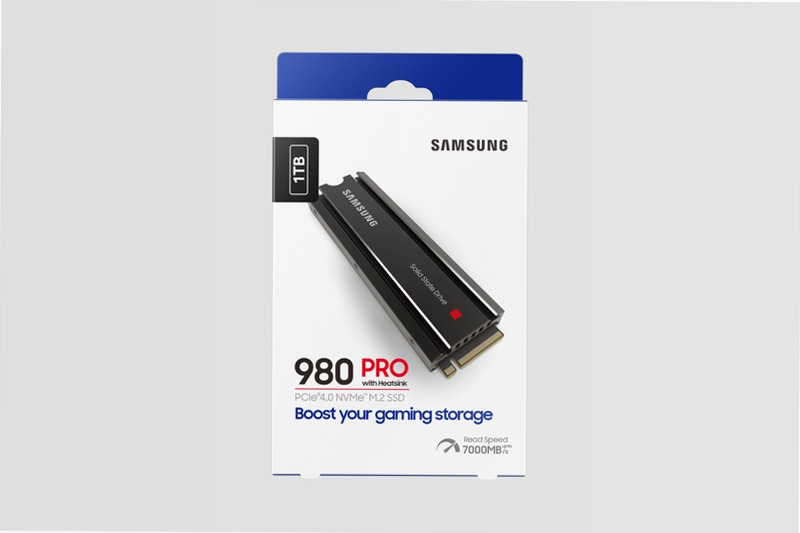 980 PRO NVMe 1TB con Dissipatore di Calore 7000MB/s 7000MB/s