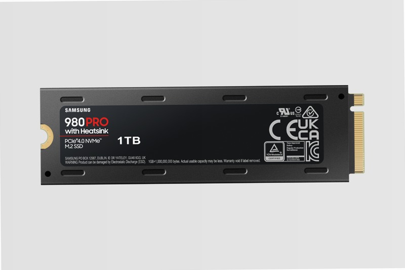 980 PRO NVMe 1TB con Dissipatore di Calore 7000MB/s 7000MB/s