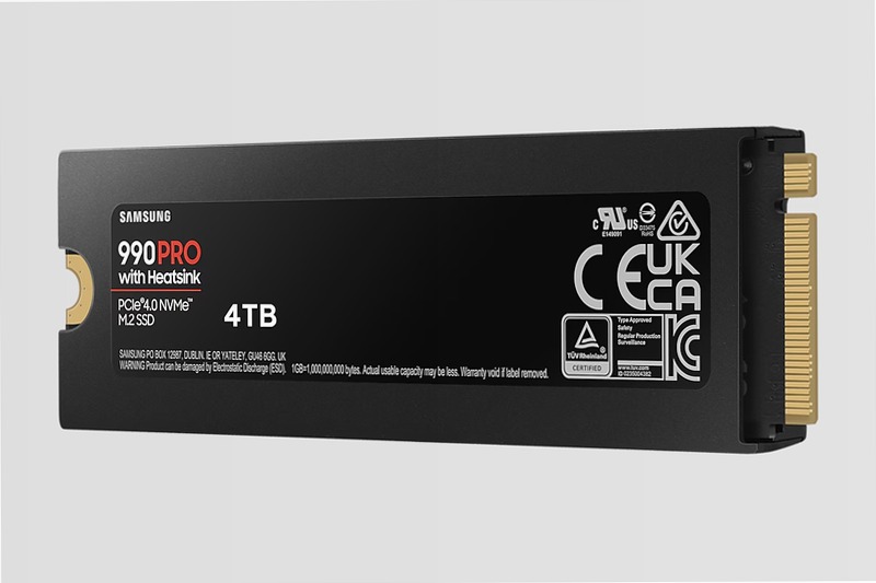 990 PRO NVMe 4TB con Dissipatore di Calore Interno