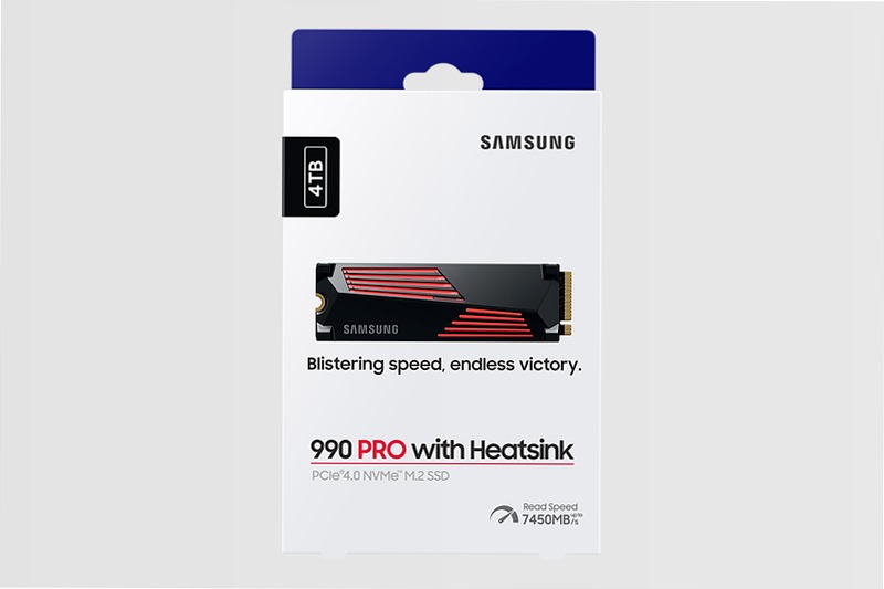 990 PRO NVMe 4TB con Dissipatore di Calore Interno