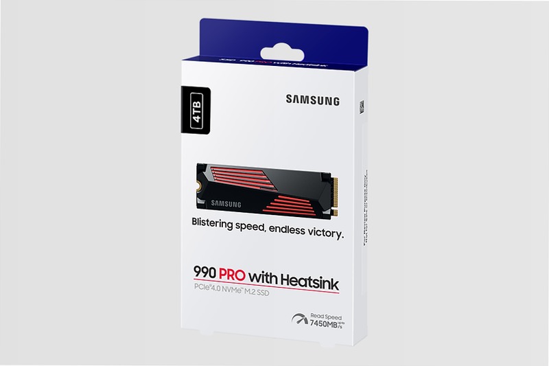 990 PRO NVMe 4TB con Dissipatore di Calore Interno