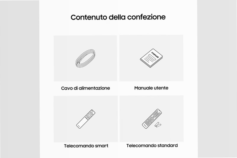 2025 U8000F 65 pollici - Smart TV Samsung Nero 65" 4K Crystal UHD