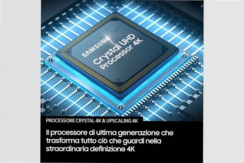 2025 U8000F 65 pollici - Smart TV Samsung Nero 65" 4K Crystal UHD