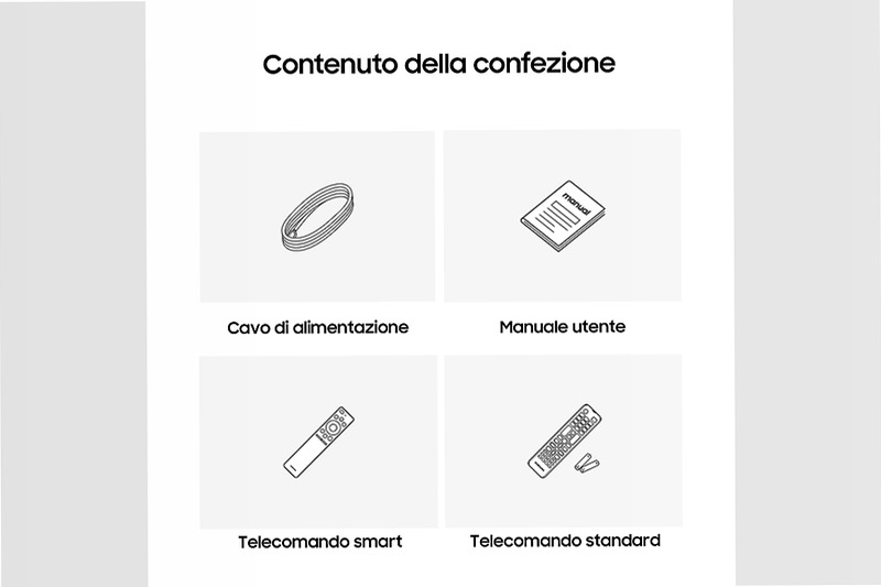 U8000F 75" 4K Smart TV - Samsung Italia Nero Crystal UHD