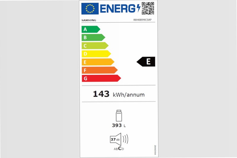 RR40B99C5A1 Light Gray - Frigorifero Samsung 393lt