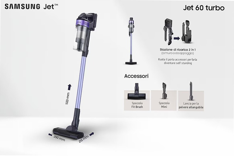 Aspirapolvere senza filo Samsung Jet™ 60 150 W VS15A60 ㅤ