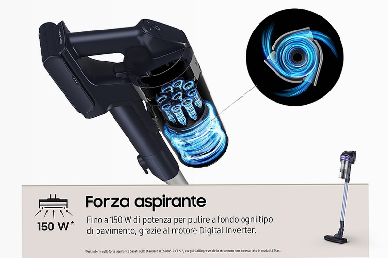 Aspirapolvere senza filo Samsung Jet™ 60 150 W VS15A60 ㅤ