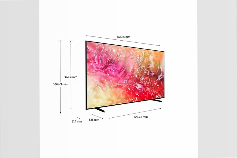 Crystal UHD 4K 75" DU7170 TV Nero
