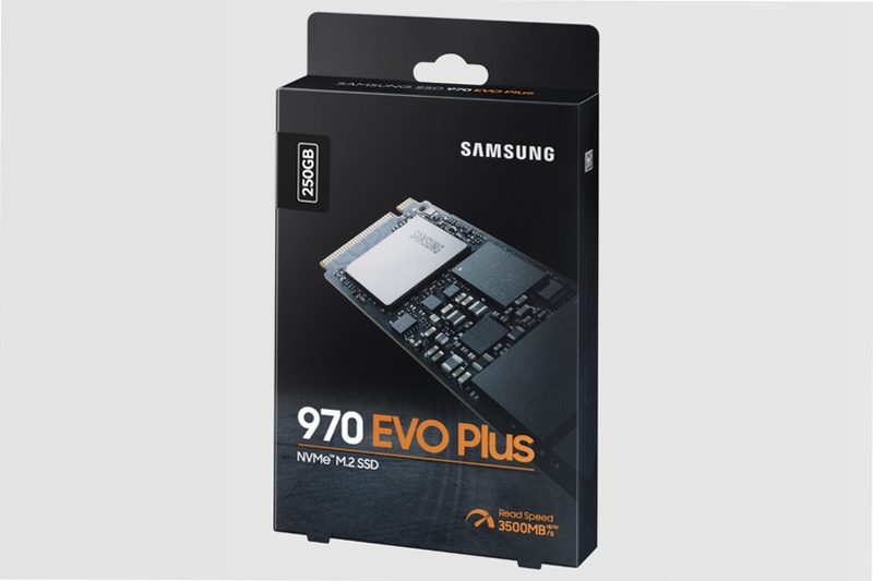 970 EVO Plus NVMe M.2 SSD 250GB 3500MB/s 3500MB/s