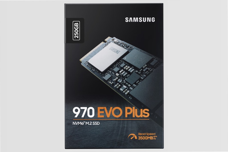 970 EVO Plus NVMe M.2 SSD 250GB 3500MB/s 3500MB/s