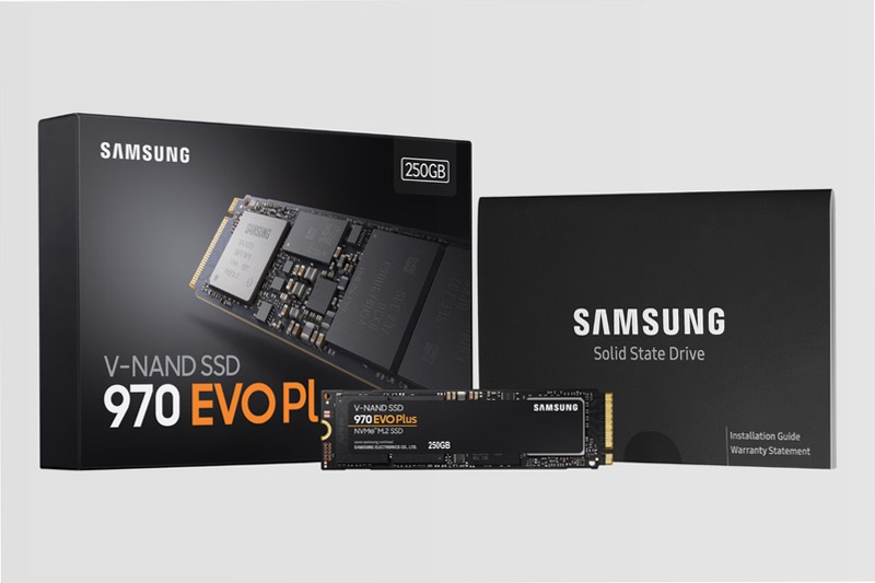 970 EVO Plus NVMe M.2 SSD 250GB 3500MB/s 3500MB/s