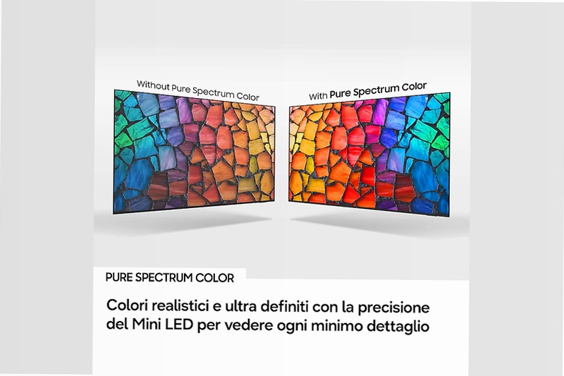 55" Mini LED M70H 4K Vision AI Smart TV Nero