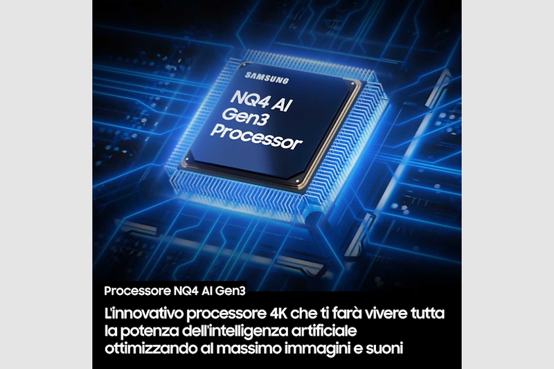 2025 QN90F 98 pollici 4K Neo QLED Mini LED Samsung Vision AI TV Nero