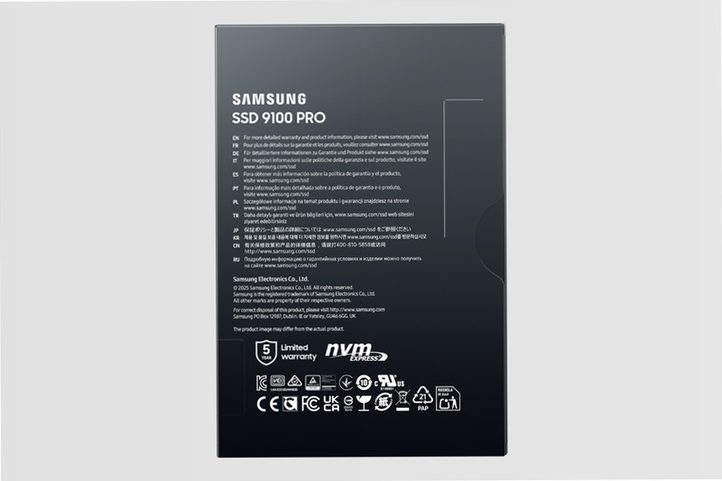 9100 PRO NVMe SSD interno 4TB PCIe 5.0